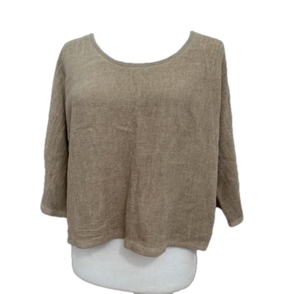 Colette Made in Italy Cotton/Linen Top NWT